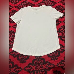 Lululemon Athletica White Crew Neck Tee